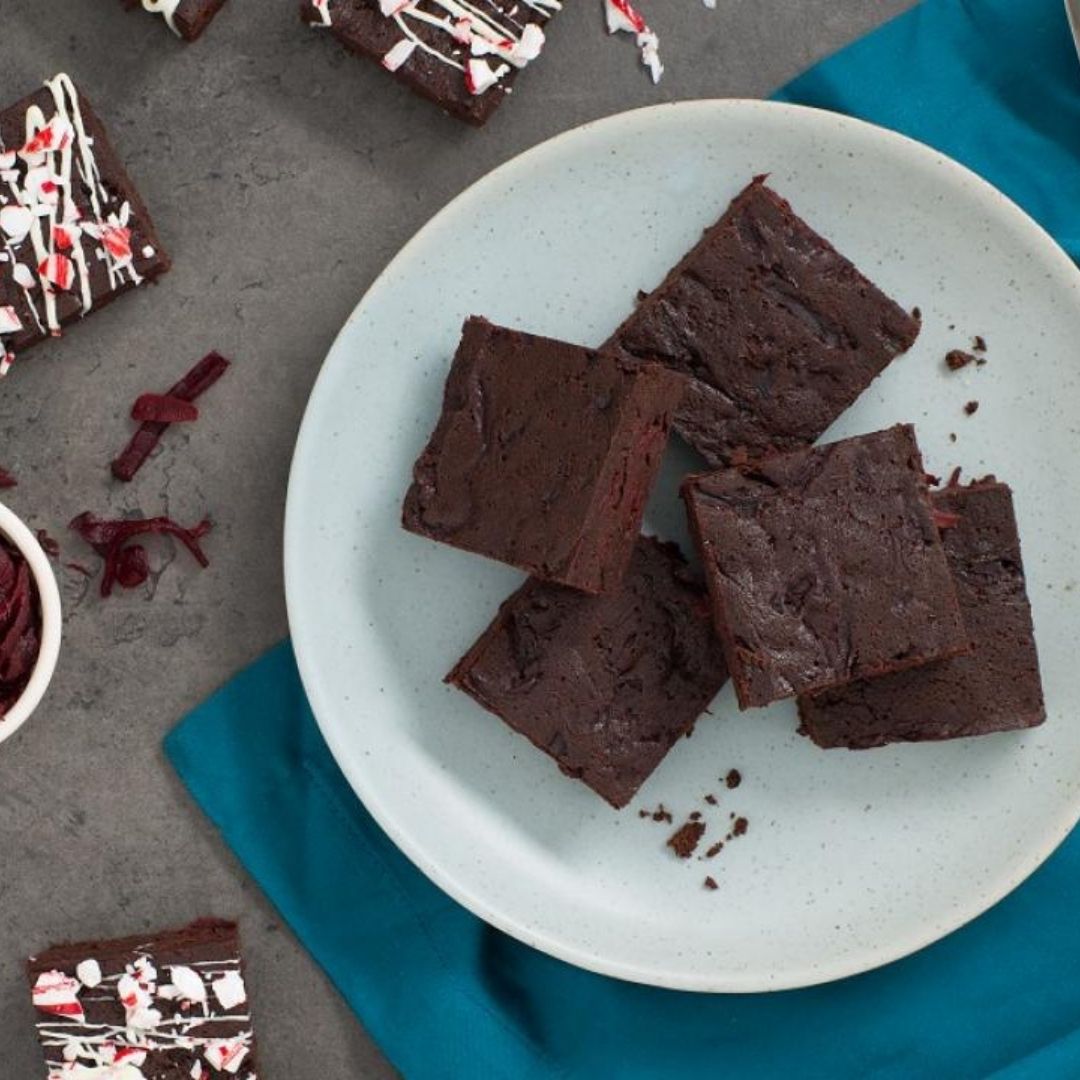 Brownies moelleux à la betterave.