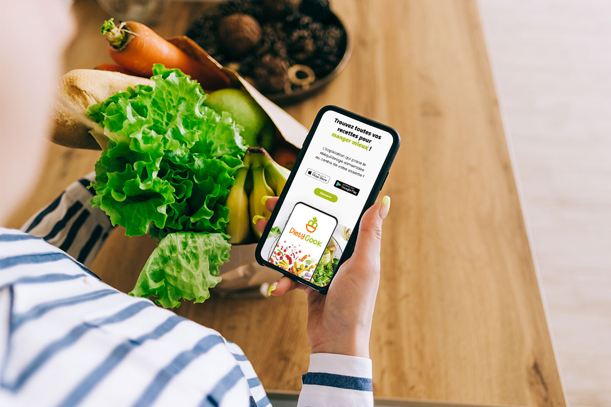 application de rééquilibrage alimentaire